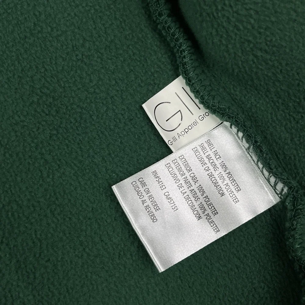 GREEN BAY‎ PACKERS DRAW PLAY JACKET FLEECE NFL FOOTBALL GREEN & GRAY G-III Sz XL